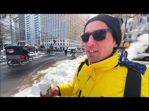Видео: Гуляем по зимнему Нью-Йорку (вырезка со стрима)