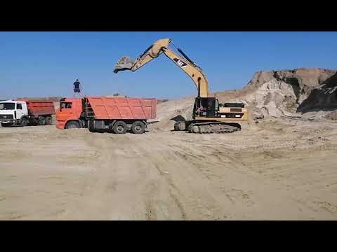 Видео: Работа на Камазе 65115, возим асфальт, застрял в карьере. Сложная разгузка, Сашка КАМАЗИСТ