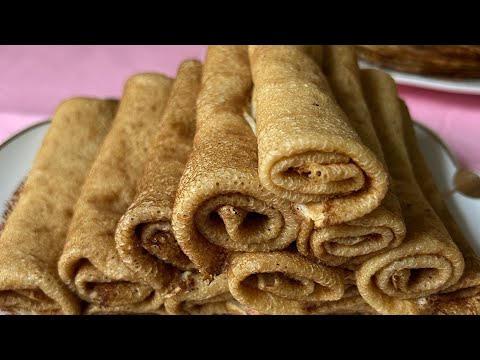Видео: Ажурные блины 🥞 классический рецепт. Блинчики на молоке. Блины на кипятке.