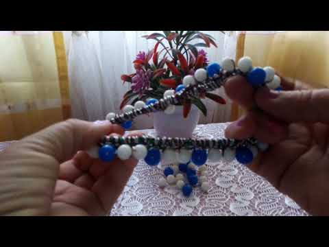 Видео: Резинка для волос с бусинами, подробный МК.
#резинкадляволос