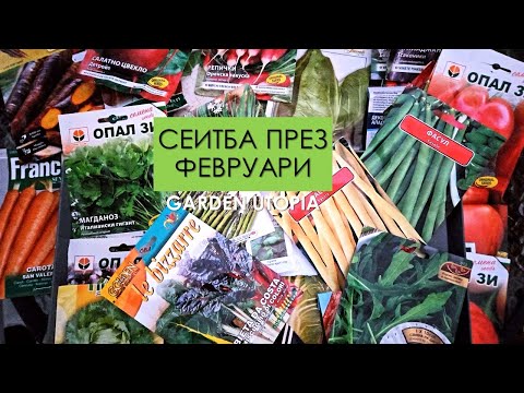 Видео: Какво ще засявам през ФЕВРУАРИ (земеделски култури)