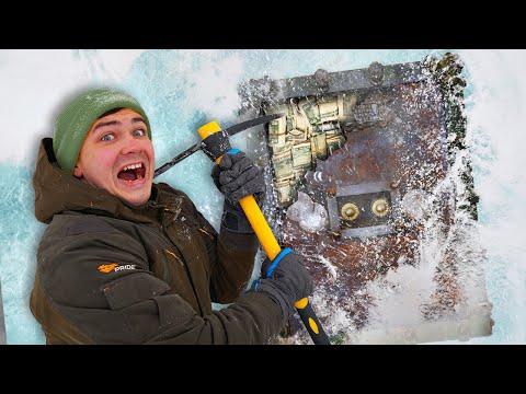 Видео: Эти опасные и жуткие находки мы нашли во льдах, где затонул сейф с деньгами!