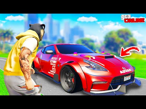 Видео: ВЗЯЛ ЛОМ И УГНАЛ ТУРБО ДРИФТ НИССАН В GTA 5! - БИТВА ВОРОВ В ГТА 5 ОНЛАЙН