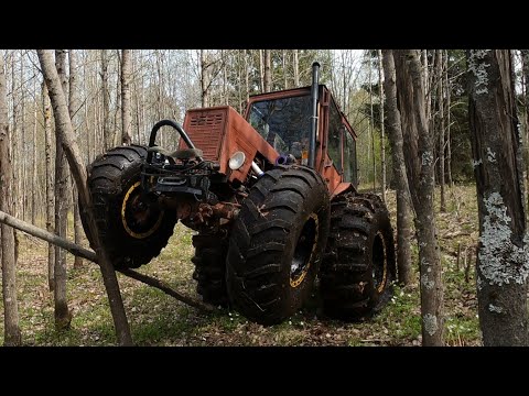 Видео: Турбо-трактор на колесах от РАКЕТОВОЗА! Поехал как Шерп!