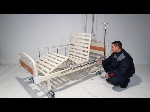 Видео: Медицинская кровать E-8