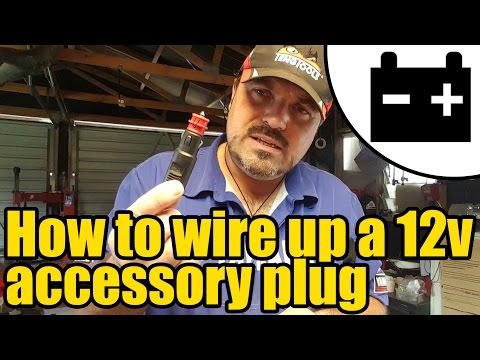 Видео: Как подключить 12-вольтовую вилку для аксессуаров #1953