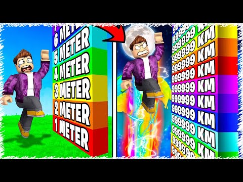 Видео: Әр секірген сайн аспанмен күнен асып кеттім | Roblox
