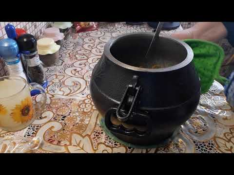 Видео: Куриные сердечки в афганском казане с перловкой Вкусно!