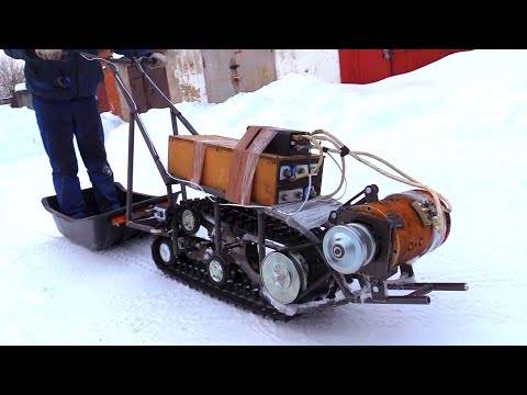 Видео: Электро снегоход который ВАЛИТ!!