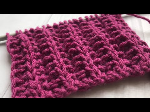 Видео: Резинка патронташ спицами 🧶Как вязать резинку патронташ  🧶 Резинка спицами для шарфа