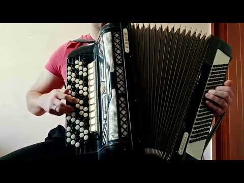Видео: Немецкий концертный пятирядный многотембровый баян Firotti Eroica. Germany. Buttons accordion.