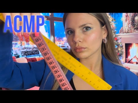 Видео: АСМР 💖 Снятие Мерок | Новогоднее Ателье 🎄ASMR