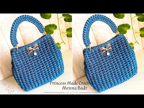 Видео: Красивая и очень простая в вязании крючком сумка.