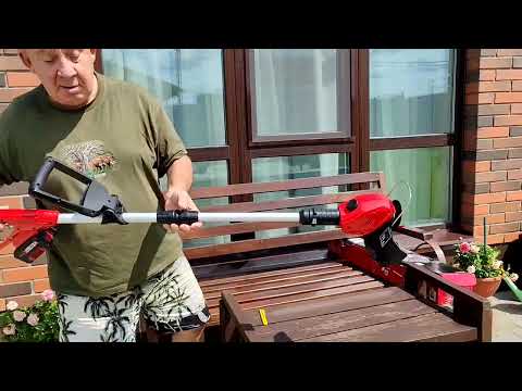 Видео: Триммер аккумуляторный Einhell 18/24