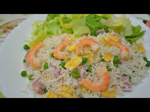 Видео: Испанский салат - Еnsalada de arroz tres delicias!