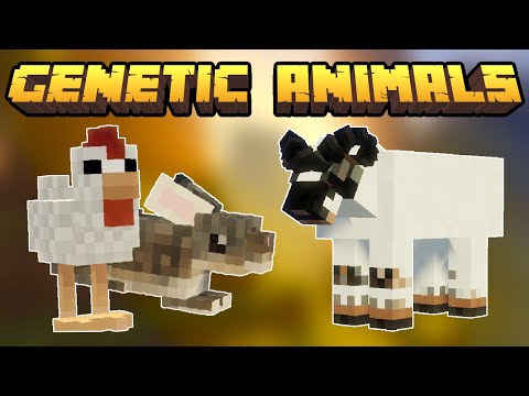 Видео: GENETIC ANIMALS - САМЫЙ ЛУЧШИЙ МОД НА РЕАЛИСТИЧНЫХ ЖИВОТНЫХ И СКОТОВОДСТВО В MINECRAFT ОБЗОР МОДА
