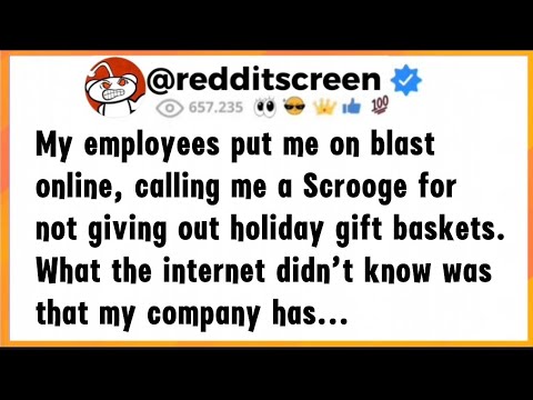 Видео: Мои сотрудники устроили мне критику в Интернете, назвав меня скрягой за то, что я не раздаю празд...