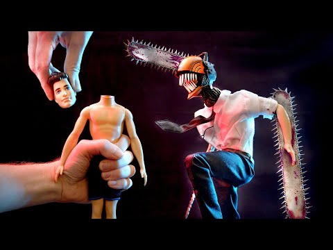 Видео: Человек-бензопила! Я сделал куклу Дэнджи на заказ.