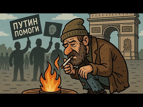 Видео: Новости Франции.  В Париже даже бездомные протестуют. 