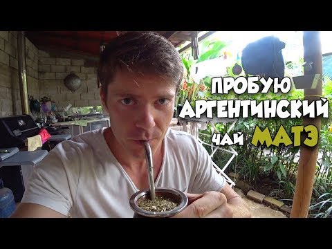 Видео: Природный "энергетик" - первый раз пробую Аргентинский чай Мате.