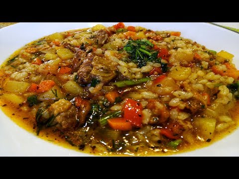 Видео: Сытный Узбекский супчик.Очень вкусный.Съедаем за раз.