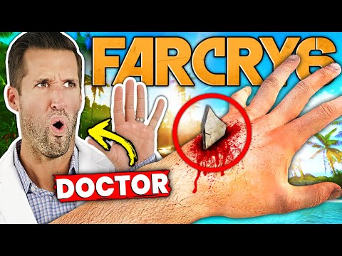 Видео: ВРАЧ смотрит самые безумные анимации лечения из Far Cry 6