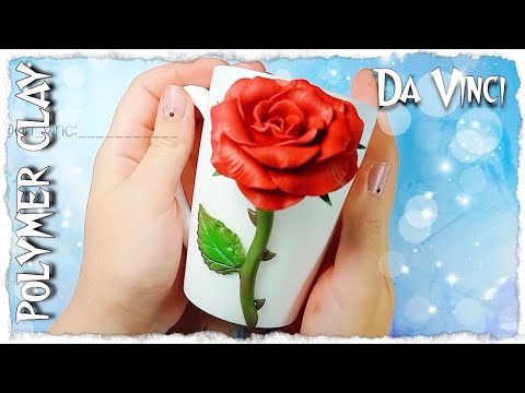 Видео: Роза из полимерной глины |как слепить розу | лепка розы