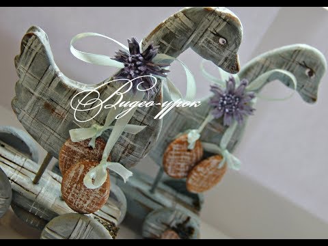 Видео: Пряничный Гусь на тележке