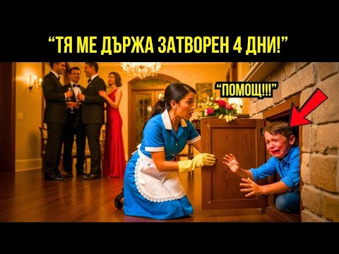 Видео: Новата съпруга на милионера „забрави“ сина му в гардероба – докато прислужницата не направи това...