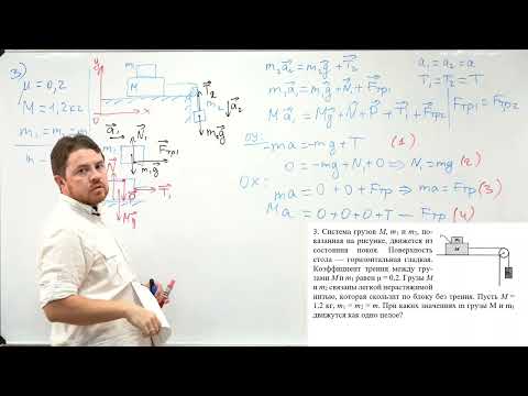 Видео: Урок 3. Решение задач динамики. Высокий уровень. ЕГЭ