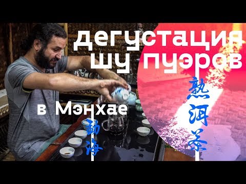 Видео: Дегустация шу пуэров в Мэнхае. Выбор чая.