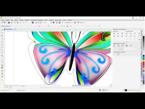 Видео: Corel Draw. Плоттерная резка. Подготовка макета изображения с последующей резкой по контуру