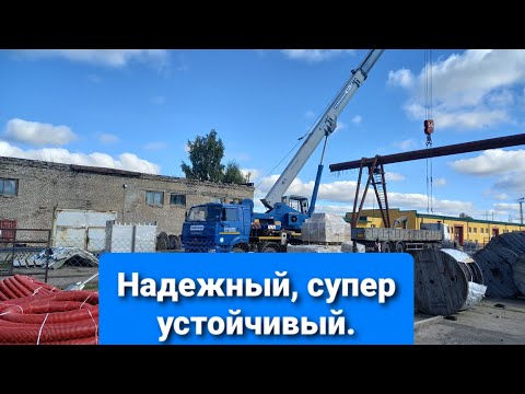 Видео: Автокран Галичанин КС-55729-1В. 32 тонны. Обзор.