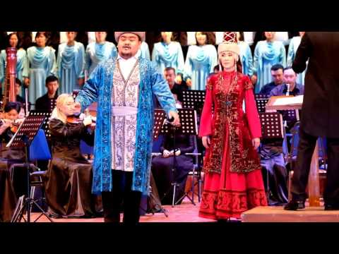 Видео: Балуан Беркенов и Гульнар Сакышова  "Айтыс Биржана и Сары"