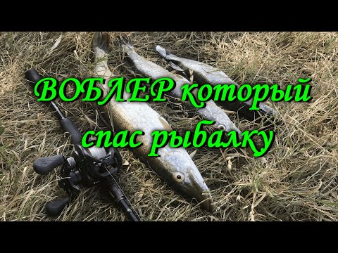 Видео: Щука на твичинг.  Воблер который спас рыбалку. Megabass ITO SHINER. Бейткастинг.