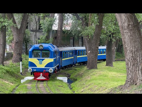 Видео: Тепловоз ТУ2-134 в работе на Днепровской ДЖД! Часть 2