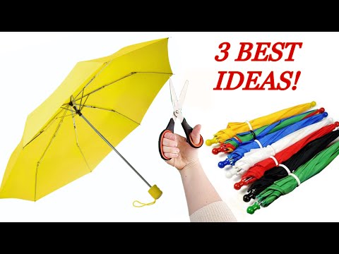Видео: РАЗРЕЗАЛА СТАРЫЕ ЗОНТЫ и хорошо СЭКОНОМИЛА СЕМЕЙНЫЙ БЮДЖЕТ! Фантастическая переработка!