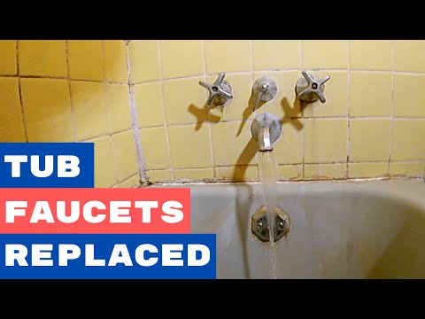 Видео: Замена трехрычажного смесителя для ванны