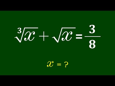 Видео: Германия | Сможете ли вы решить это? | Математическая олимпиада x = ?