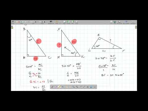 Видео: Синус/косинус/тангенс гострого кута прямокутного трикутника