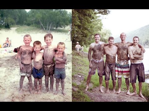 Видео: Креативное воссоздание детских фотографий: из прошлого в настоящее