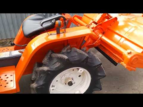 Видео: Японский минитрактор Kubota B1400