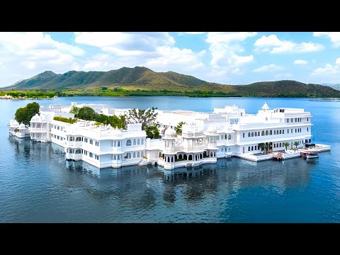 Видео: Самый красивый отель Индии, Taj Lake Palace Udaipur (полный тур в 4K)