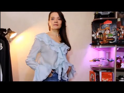 Видео: Шью сама БЛУЗКА С РЮШАМИ / Grasser 1219