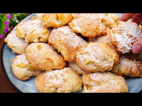 Видео: 🍎Яблочное печенье за ​​10 минут! Просто и очень вкусно!