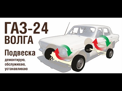 Видео: ГАЗ 24 Подвеска