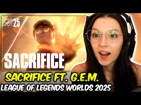 Видео: Sacrifice при участии G.E.M. (鄧紫棋) | ПЕРВАЯ РЕАКЦИЯ | Гимн Чемпионата мира League of Legends 2025