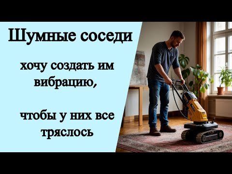 Видео: Шумные соседи. Хочу создать им вибрацию, чтобы у них все тряслось... Нужно ли это?