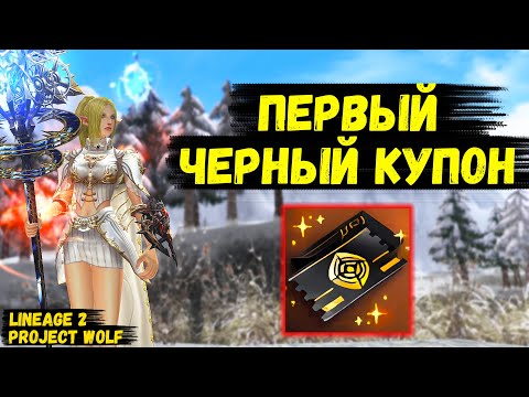 Видео: ПЕРВЫЙ ЧЕРНЫЙ КУПОН! Получится ЗАБУСТИТЬ ЧАРА в Lineage 2 Project Wolf?