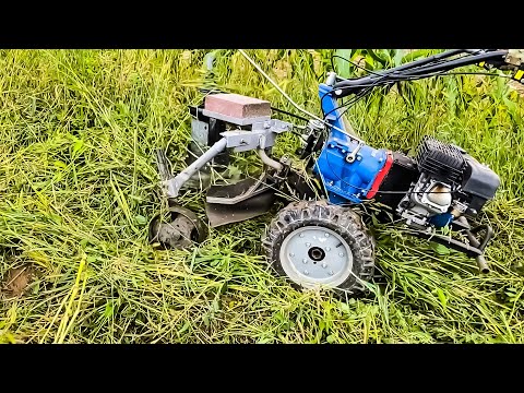 Видео: Мульчер для ботвы картофеля из роторной косилки для мотоблока. Сезон 2023